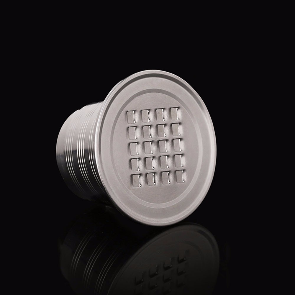 Herbruikbare navulbare metalen nespresso koffie capsule roestvrij staal gebruik 500 keer pod dop compatibel met nespresso machine borstel lepel