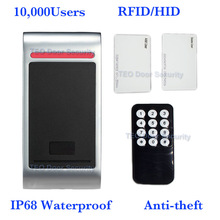 Geavanceerde Microprocessor IP68 Toetsenbord Buiten Waterdichte Standalone Access Controller Afstandsbediening 10,000 Gebruikers Card Entry