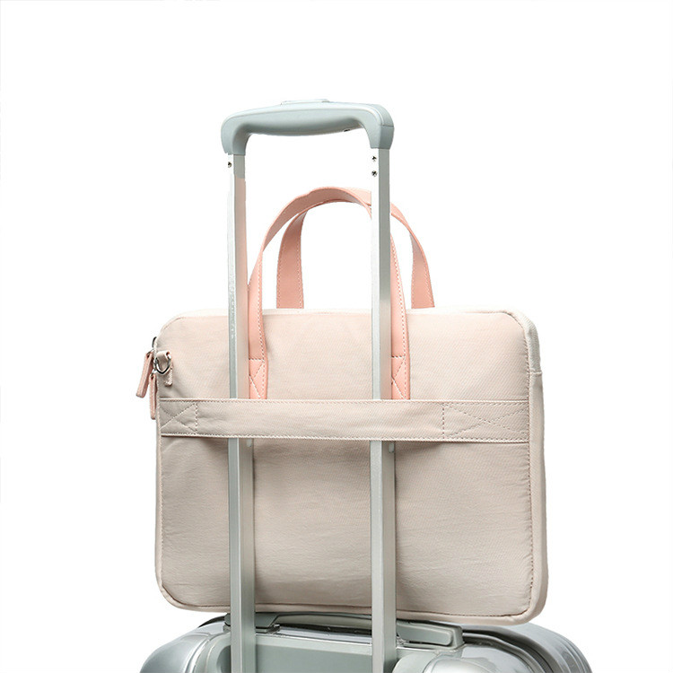 Maletines portátiles a prueba de golpes para mujer, bolsa de ordenador, bolso de mano para documentos de negocios, bolsa de mensajero, accesorios