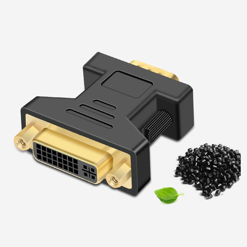 Dvi D Vga Adapter Vga Naar Dvi 24 + 5 Converter Dvi Vga Extender Digital Audio Converter Voor Hdtv Monitor dvi Kabel Jack Vga Adapter