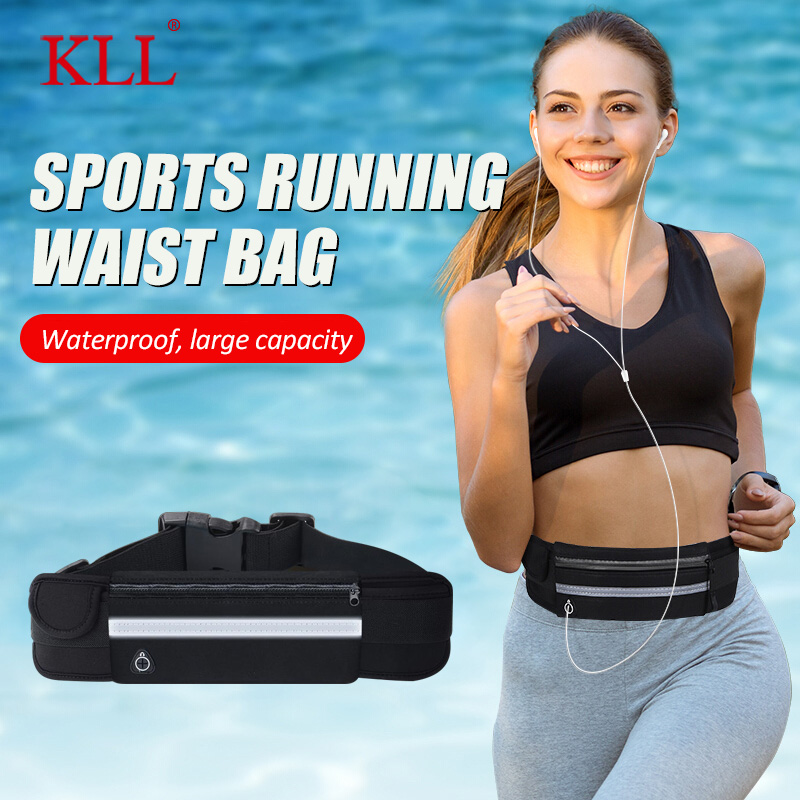 Riñonera deportiva para correr de 6,5 pulgadas para iPhone, Samsung y Huawei, cinturón para trotar al aire libre, funda impermeable para teléfono, cinturón de gimnasio para mujer