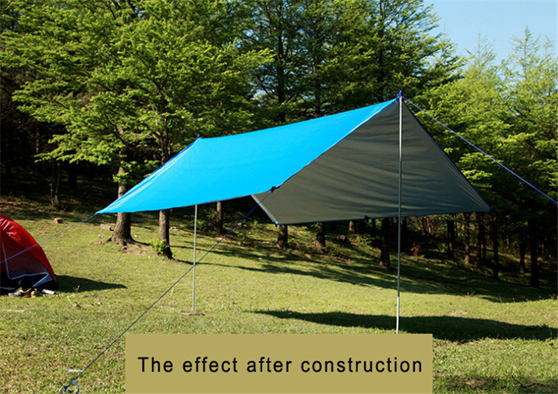 Sun Shade Accessories 2pcs Length 200cm galvanized steel pipe sunshade Rod Awning Canopy Sun Shelter tarp Support pole