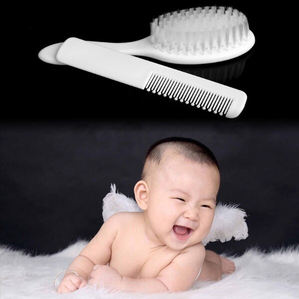 1 Set Van Baby Kam Mini Draagbare Pasgeboren Haar Kam Head Massager Jongen Meisje Plastic Haarverzorging Bad Borstel