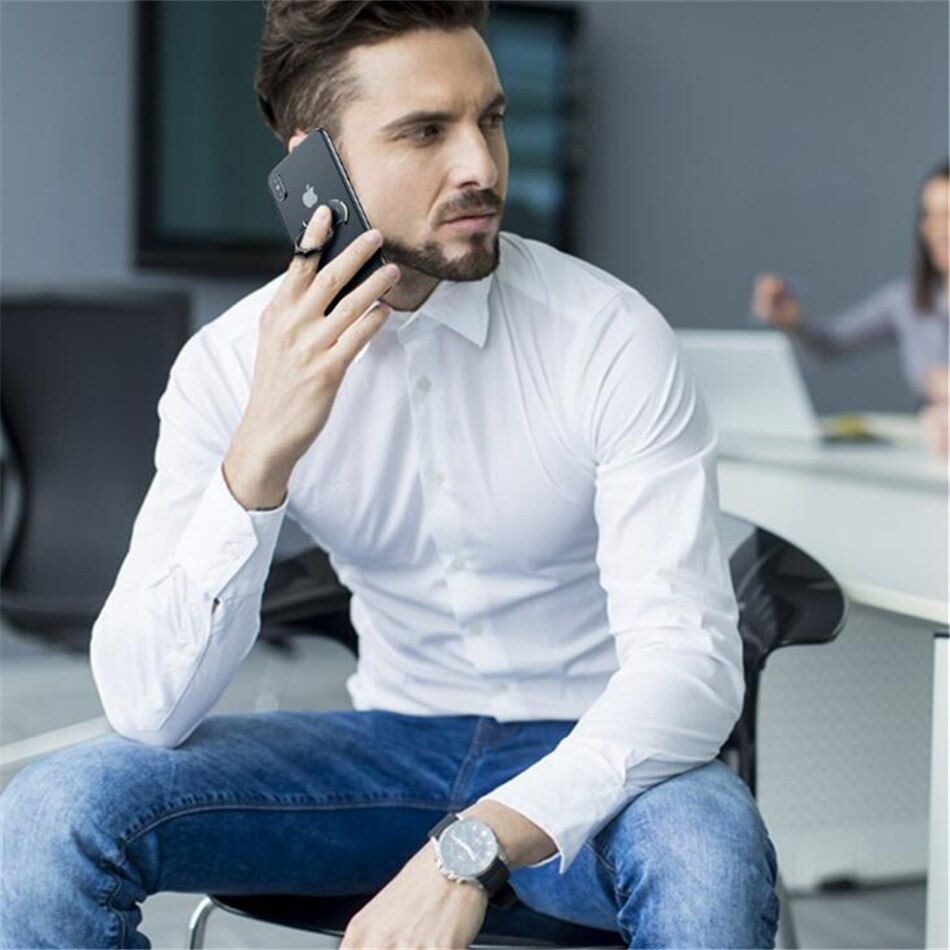 Bat – support de téléphone portable rotatif à 360 degrés avec anneau de doigt, pour iPhone XS 6 8 et Xiaomi MI8