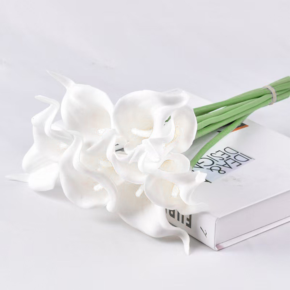 5 uds flores artificiales de lirio de Cala, flores... – Grandado, image size:1000x1000