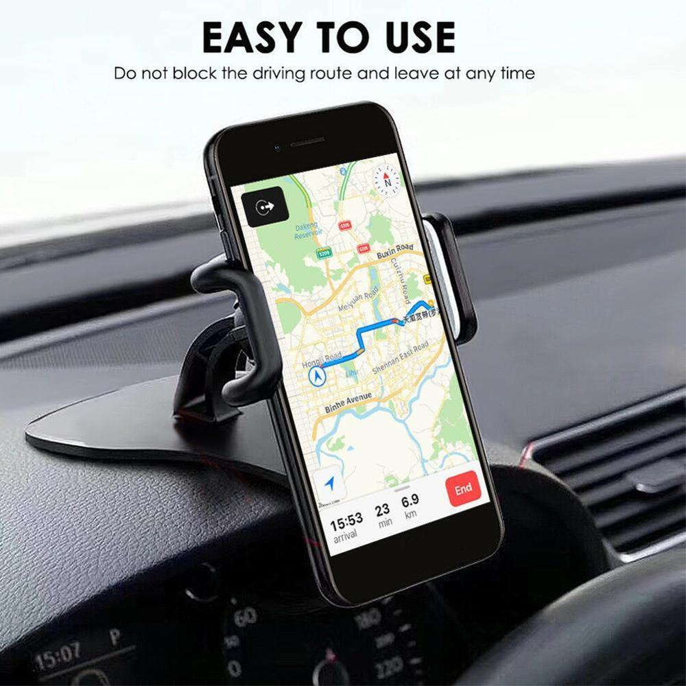 Auto Telefoon Houder 360 Graden Gps Navigatie Dashboard Telefoon Houder In De Auto Voor Universele Mobiele Telefoon Clip Mount Stand Beugel
