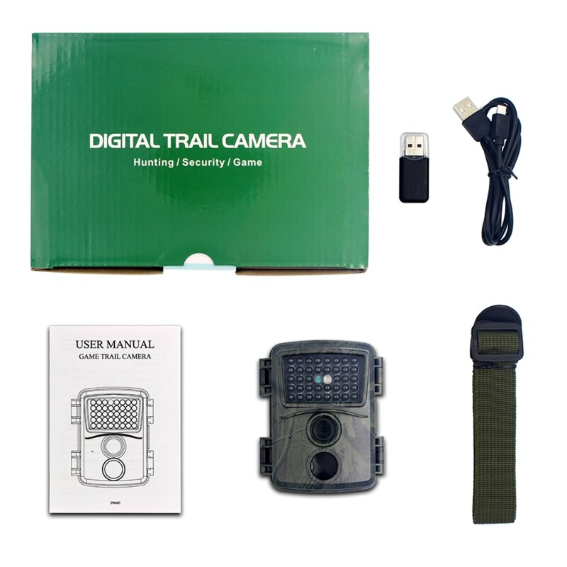 IP54 12MP 1080P 90FOV 0.8s Motion Trigger IR LED Night Vision Camera Wildlife