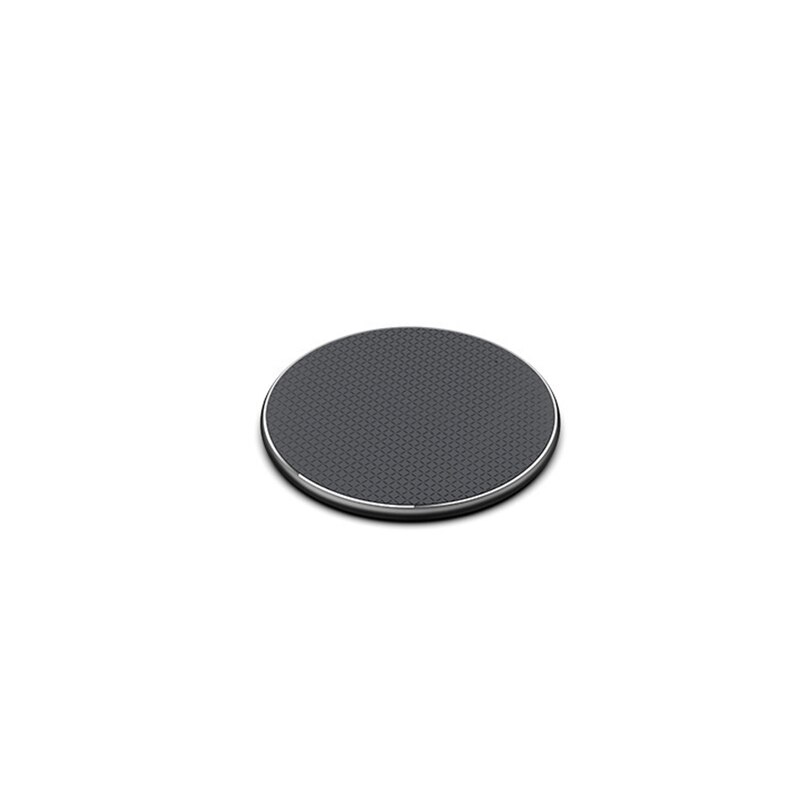 10w Wireless Thin Charger Charging Pad Charging Dock For Iphone 7.5w Fast Charging And Android Fast Charging Universal Safe: Black