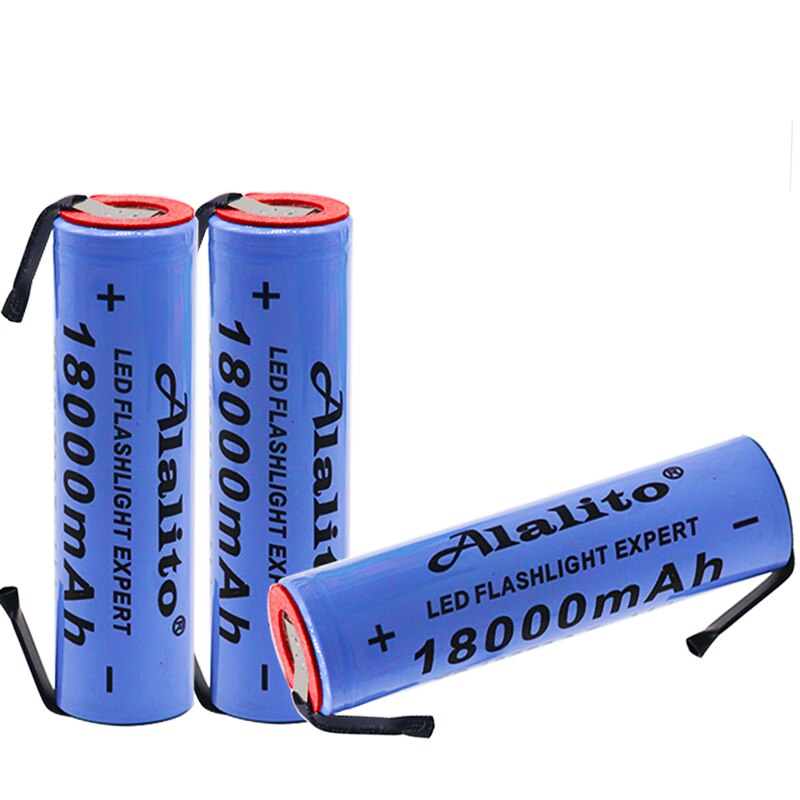 100% Original 3,7 v 18000mah 18650 Lithium-Akku Für Energie Werkzeug Schweißen Nickel Blatt batterien Pack