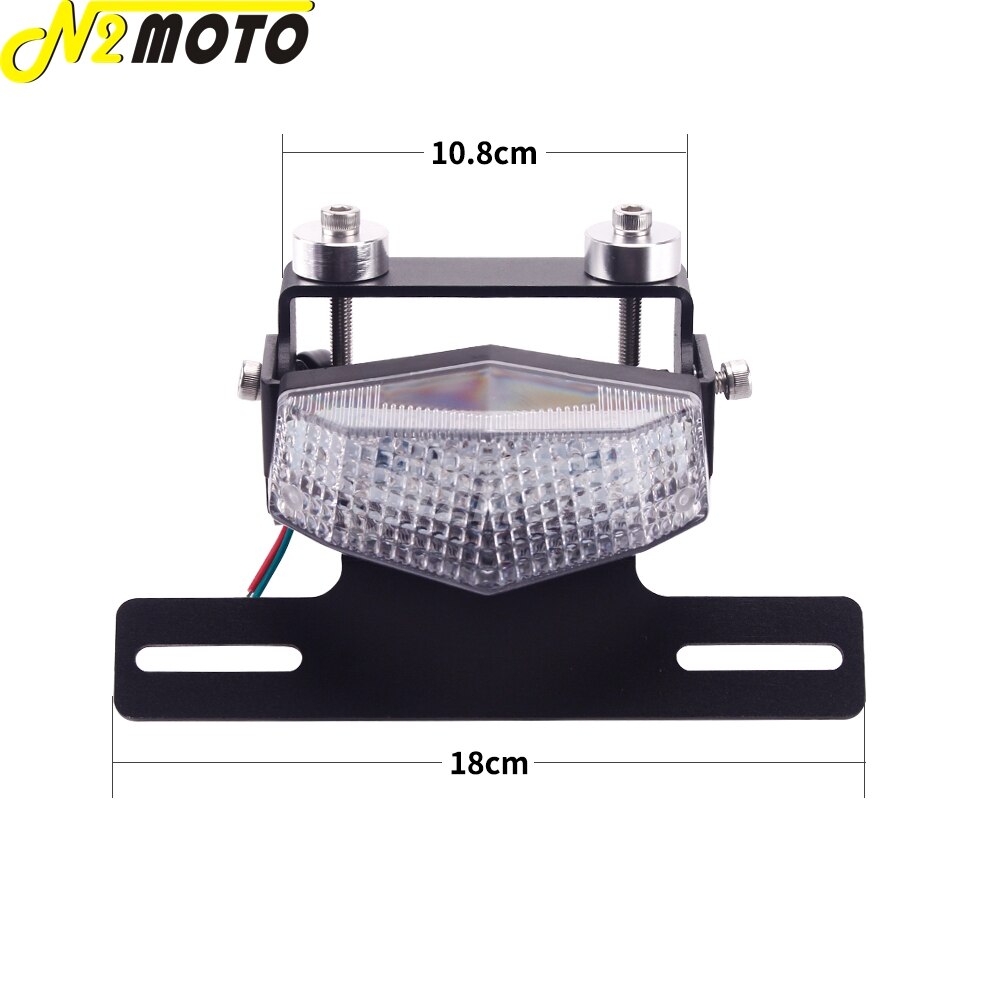 Motorsykkel nummerplate bakre brakett nummerplateholder hale ryddig fender eliminator til honda  nc 700s/x 12-13 750 s/x 14-15