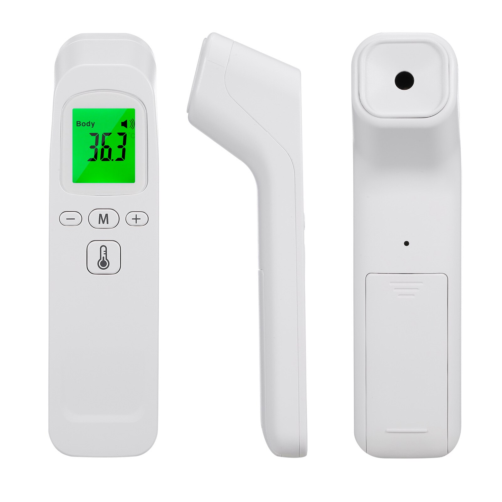 Termómetro Digital de mano LCD, medidor de temperatura, alarma de fiebre, infrarrojo sin contacto, herramientas para el hogar
