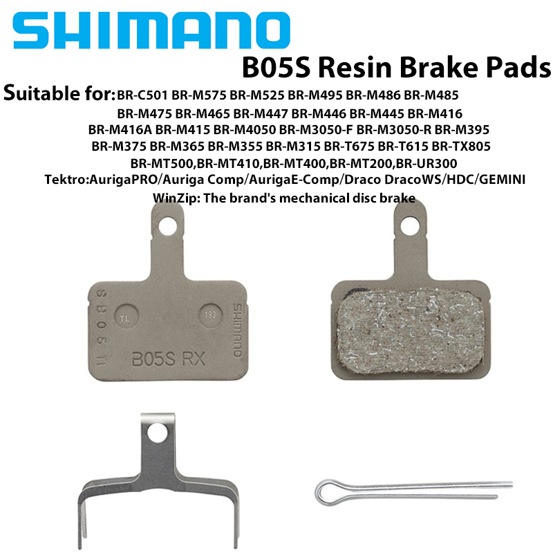 Shimano B01S B03S B05S Resin Brake Pads MT200 TX805 M375 M365 M485 M445 M446 M395 M355 M575 M475 M416 M396 M525 M465 Brake Pads