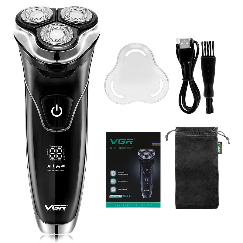 Elektrisk rakapparat för män rakningsmaskin herr elektrisk rakapparat rakmaskin popup-trimmer skäggrakapparat man elektrisk rakapparat: Guld-