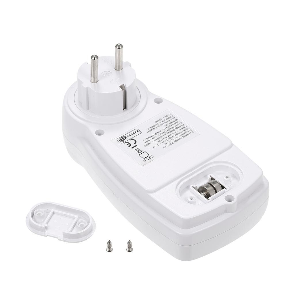 Ac Power Meter 220V Digital Wattmeter Eu Energy Meter Watt Monitoring Power Cost Map Measurement Socket Analyzer Universal