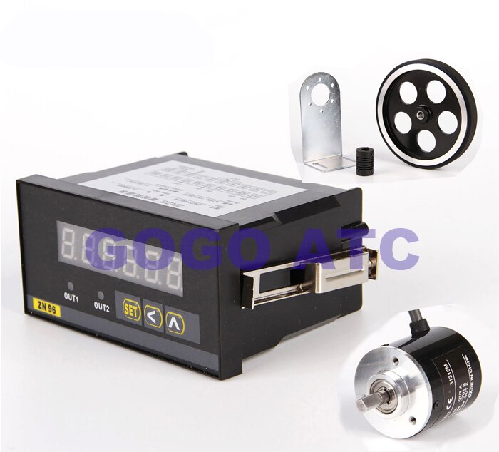 Fine ZNZS2-6E1R tachometer digital display ZNZS2-6E2R line speedometer speed meter with alarm output Encoder