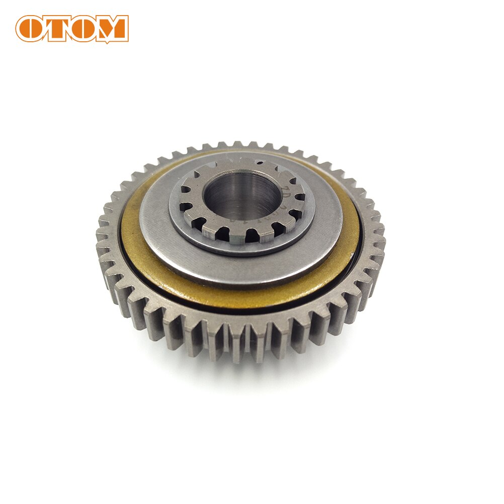 Motor Universal OTOM 45T/58T de doble engranaje, engranaje de puente de arranque, gran fricción para Zongshen NC 250 piezas ZS177MM RX3 KAYO BSE