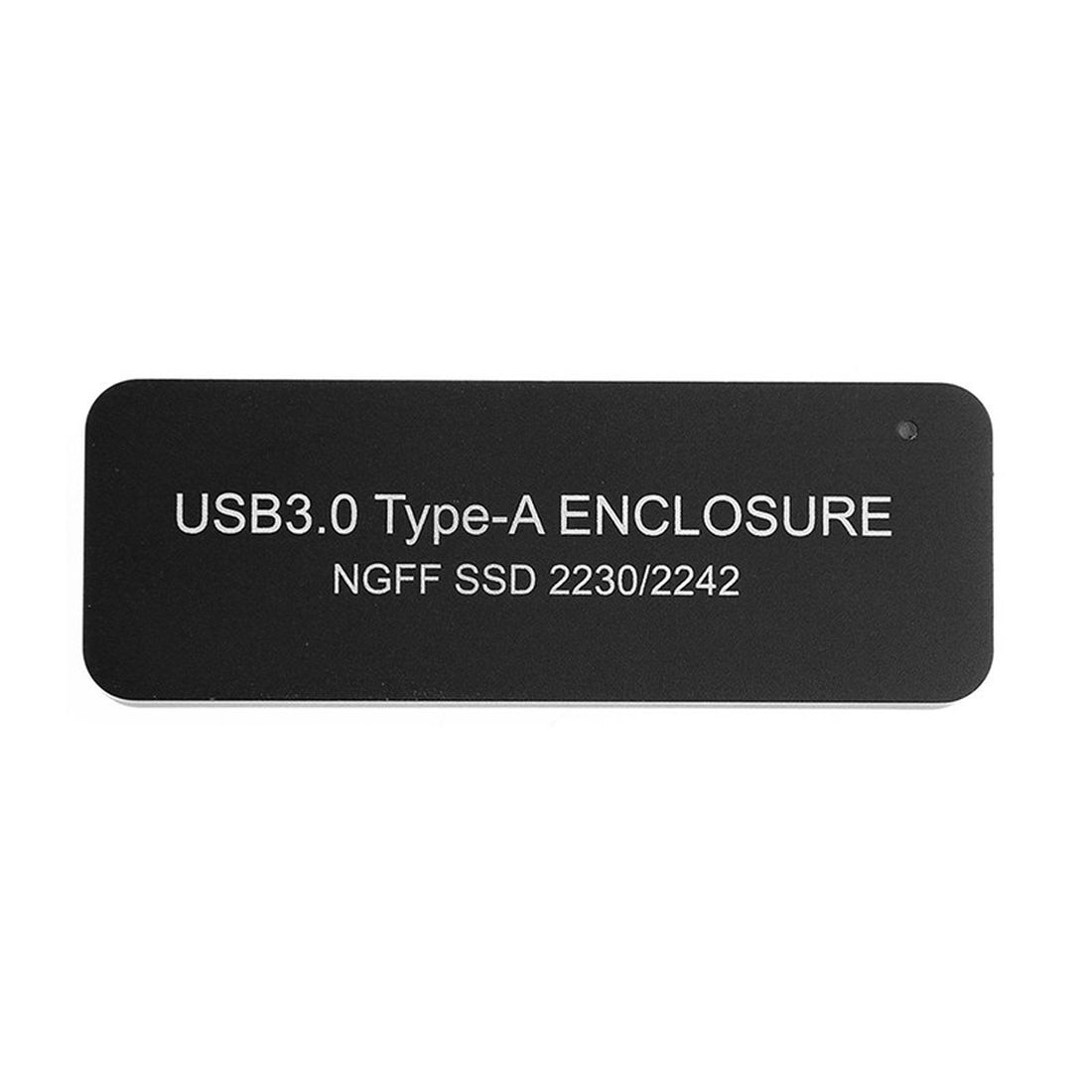 Obudowa M.2 SSD USB 3.0 do NGFF SATA 2230/2242 - Plug & Play Aluminium