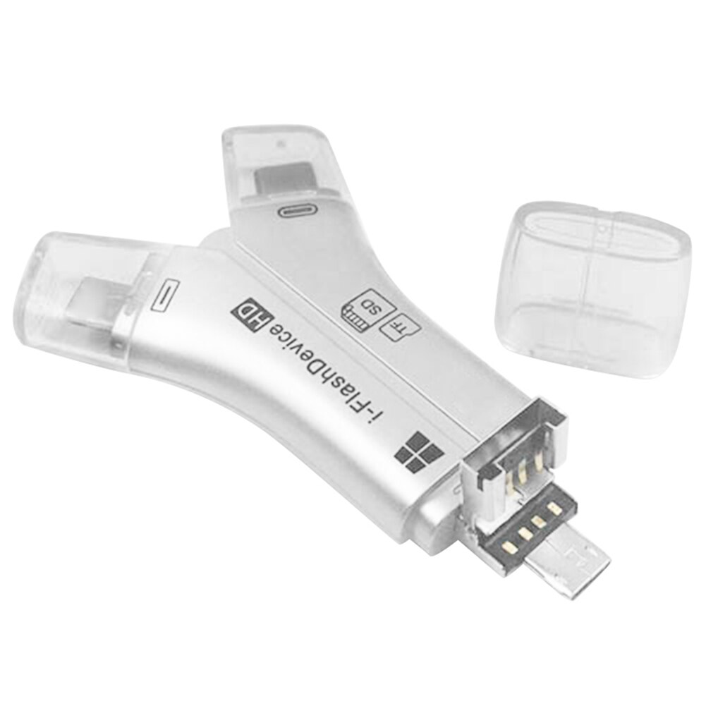 Lector de tarjetas SD 4 en 1 de alta velocidad versátil para todos los dispositivos lector de tarjeta de memoria micro sd B99