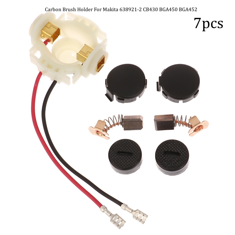 5/7Pcs Koolborstelhouder Voor Makita 638921-2 Cb430 Bga450 Bga452 Dga452 Bgd800: MULTI