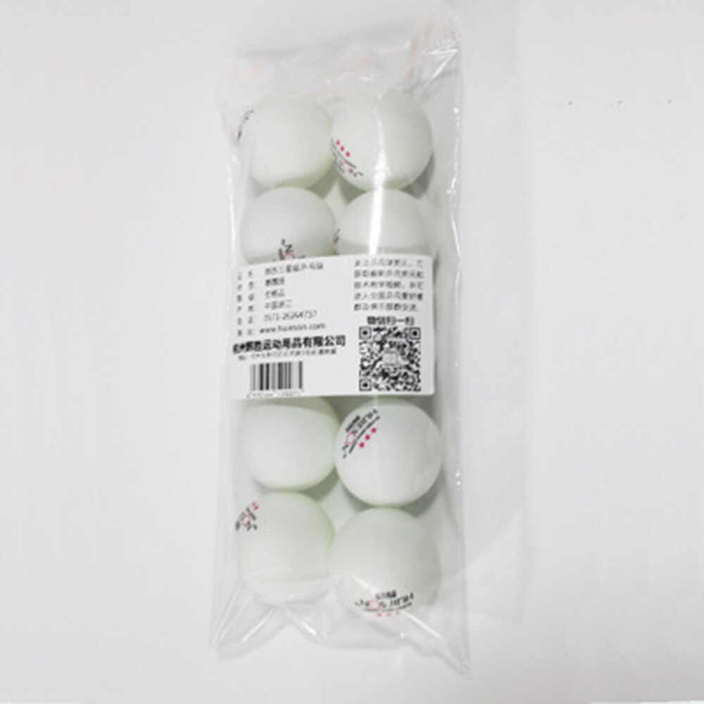 Pelotas de Ping Pong profesionales, pelota de tenis de mesa de 3 estrellas, 10 Uds.: white