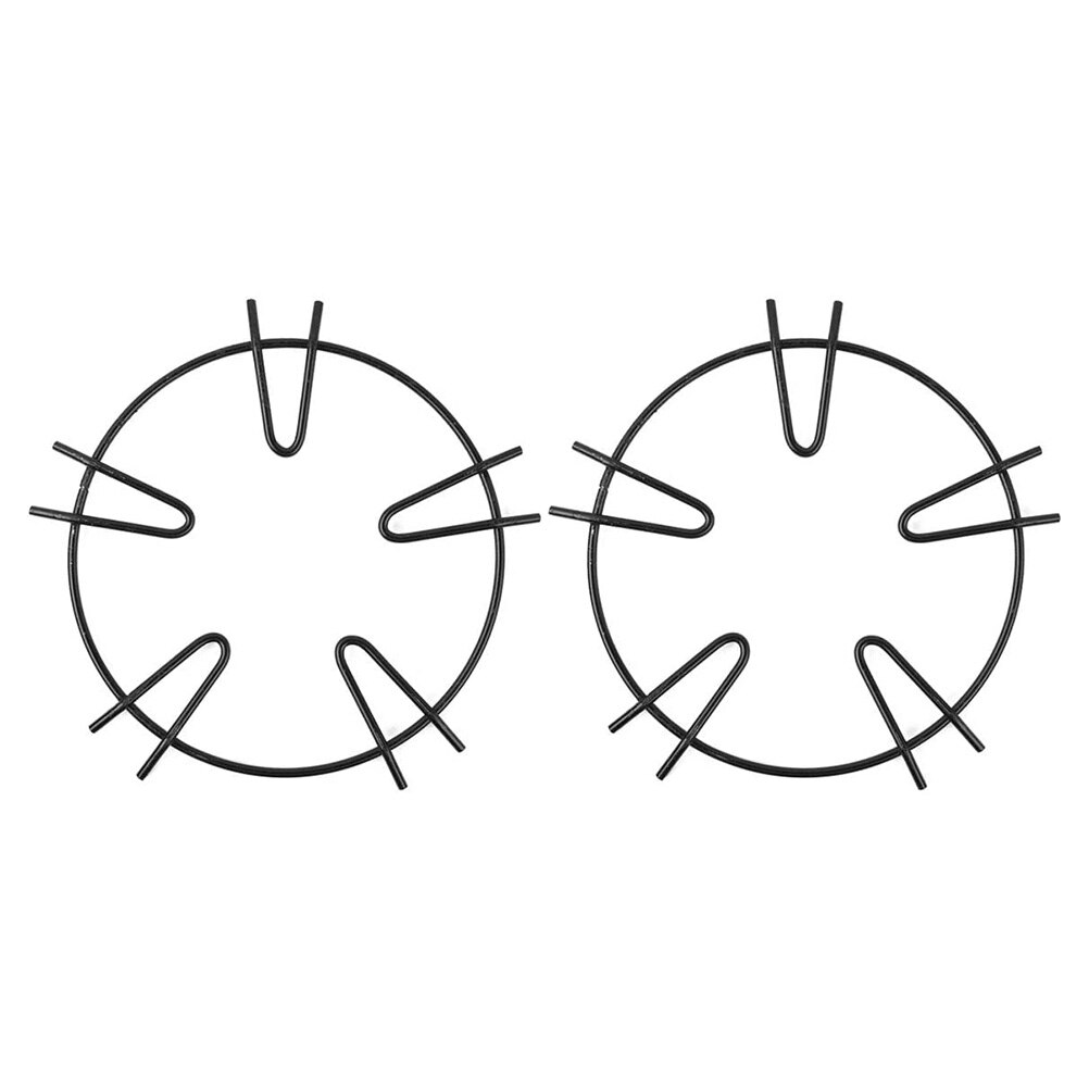 2PCS Universal Gas Stove Shelf Cast Iron Wok Pan Pot Support Rack Stand Burner Gas Stove Rack Kitchen Tools Stove Support: A