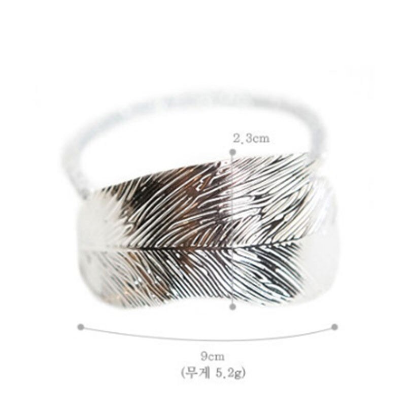 1 Pc Vrouwen Leaf Haar Touw Elastische Paardenstaart Houder Hoofdband Elastische Zilver Goud Partij Haarband: silver