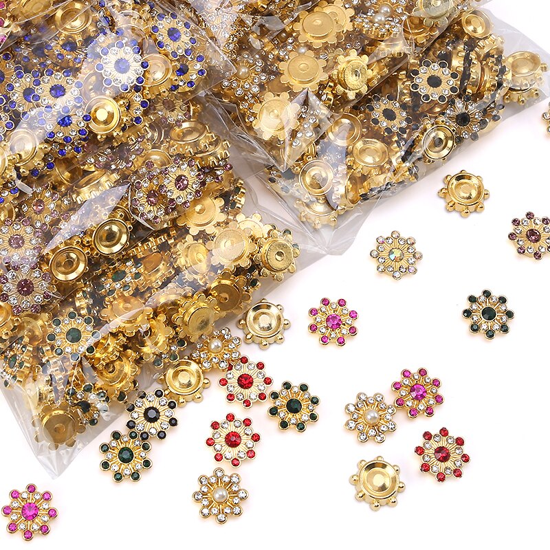 Perles pour vêtements, chaussures, boutons, accessoires de peinture artisanale, Clips pour cheveux, robes, chapeaux et sacs pour enfants,