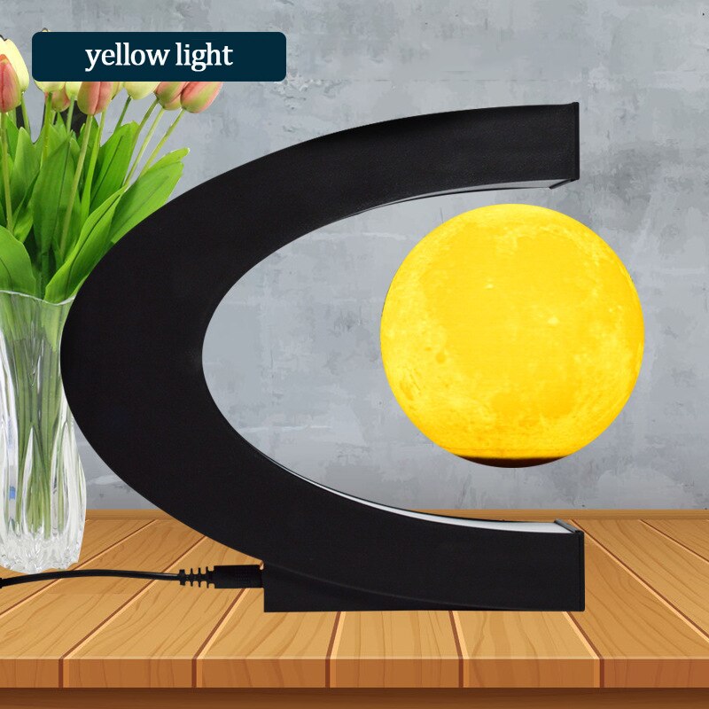 Ledowa mapa świata magnetyczny lewitujący globus księżyc lampa kolorowa glob biurko robić pracy w domu dekoracje edukacja zabawka Bussiness prezent