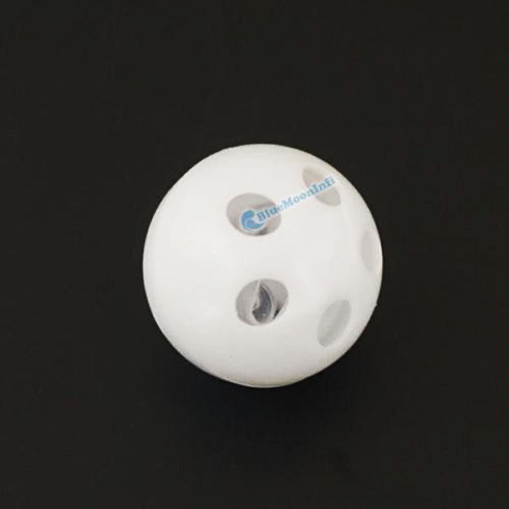 Jouet en plastique hochet rond 24mm 38mm 20/50 pièces/Lot | Bal, blanc réparation des jouets en Pet pour bébés, insertion de dispositif de bruit, pièce ronde