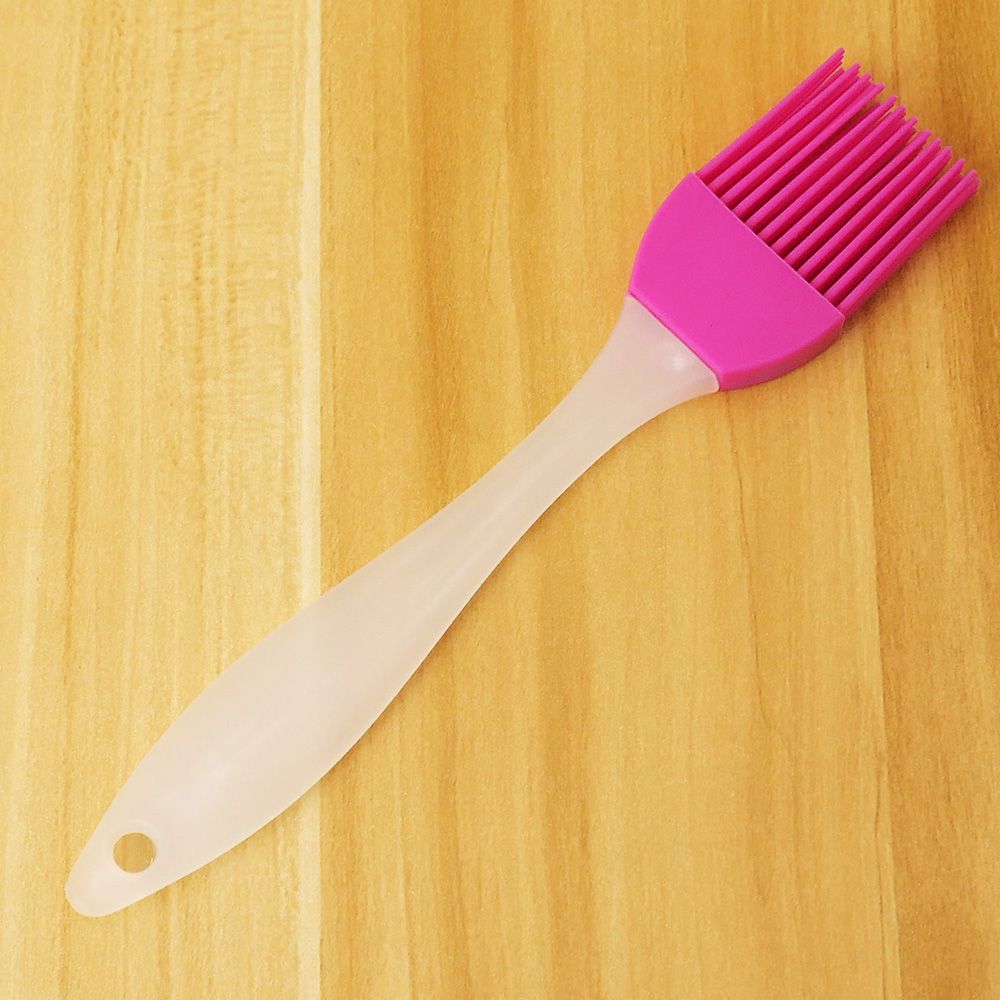 1pc ustensiles de cuisson en silicone, pinceaux de cuisson pour pain, huile de pâtisserie, pinceau à badigeonner pour barbecue, outils de pâtisserie, 5 couleurs: Violet