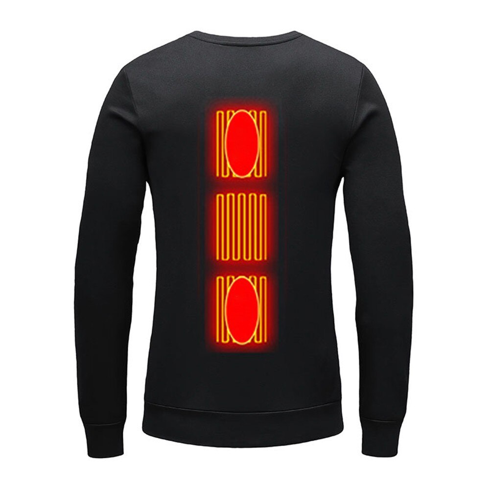 Zimowa podgrzewana bielizna kolarstwo podszyty polarem ogrzewanie bielizna podgrzewana kurtka motocyklowa ogrzewanie bielizna bielizna termiczna