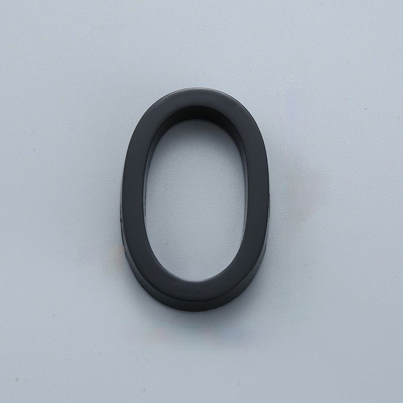 60mm Self Adhesive House Number Sticker For Apartment Plastic Doorplate Home Door Plaque Numbers Signs Mailbox Street Numbers: Number 0