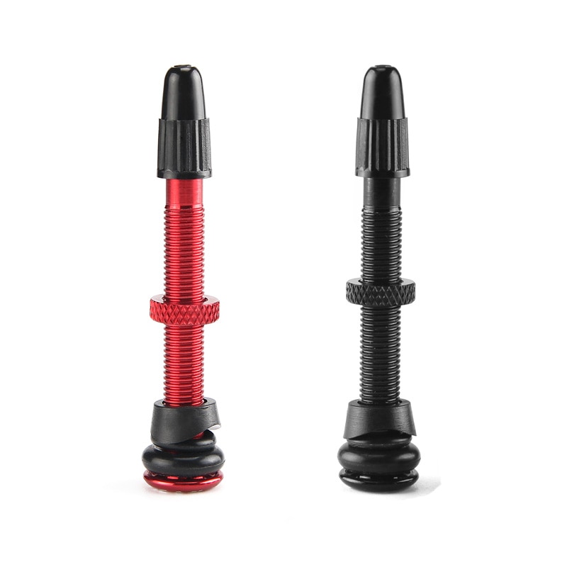 Fahrrad Ventile Fahrrad schlauchlos Presta Ventil Stengel 58mm Aluminium Legierung Keine Rohre Fahrrad Französisch Ventil Adapter Fahrrad Ventil Ader kappe