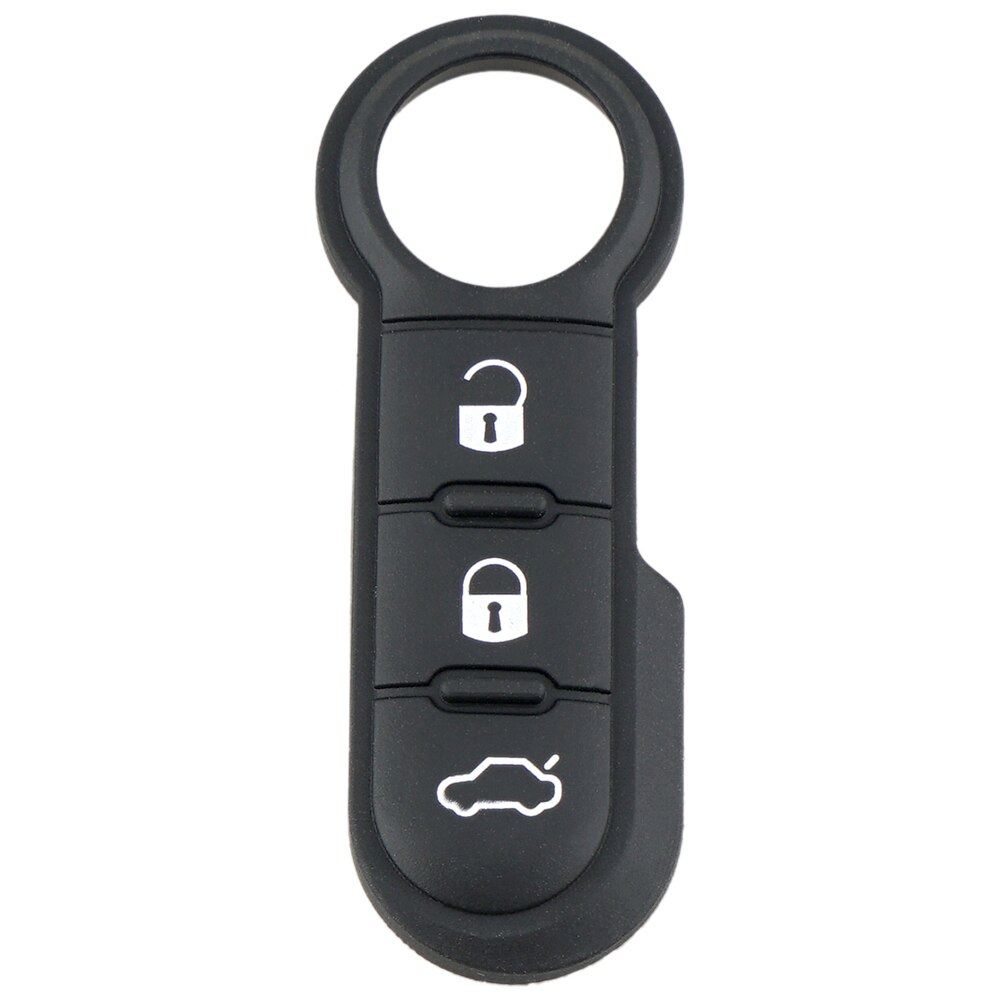 3 Buttons Car Key Remote Control Folding Housing Replacement fit for Fiat 500 Doblo Ducato Panda Punto Peugeot: Model 2