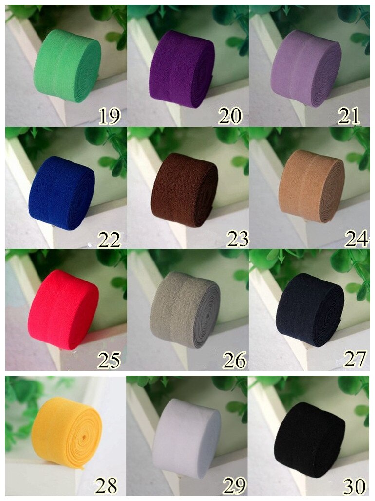 20Meters / Lot 2CM Spandex Bias Binding Elastic trim tape clothes hat craft patchwork seam underwear free ship