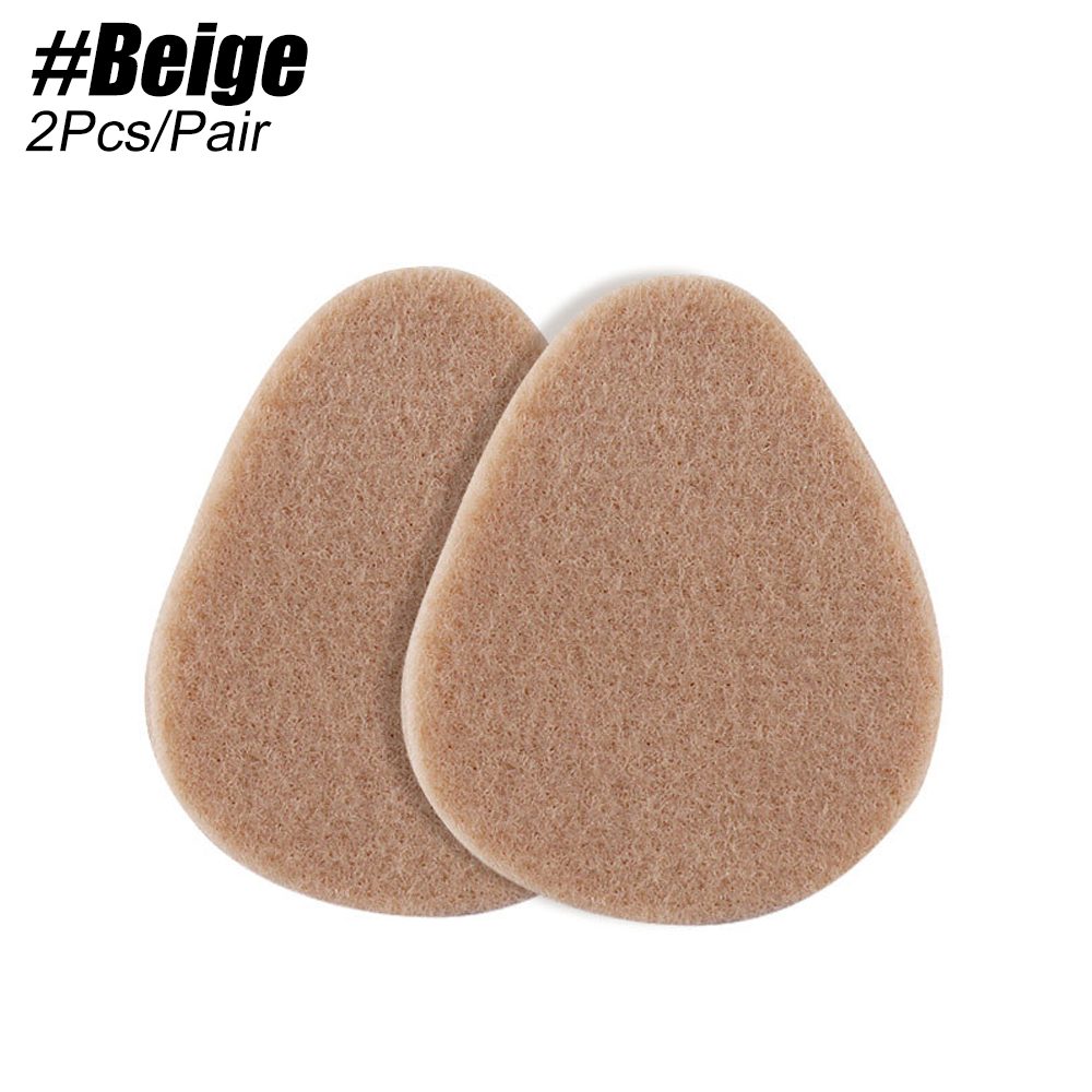 Almofada do pé da espuma do metatarso, almofadas dos pés do feltro do metatarso, inserção, alívio da dor, apoio antepé, adesivo, homens e mulheres, 1 par: Bege