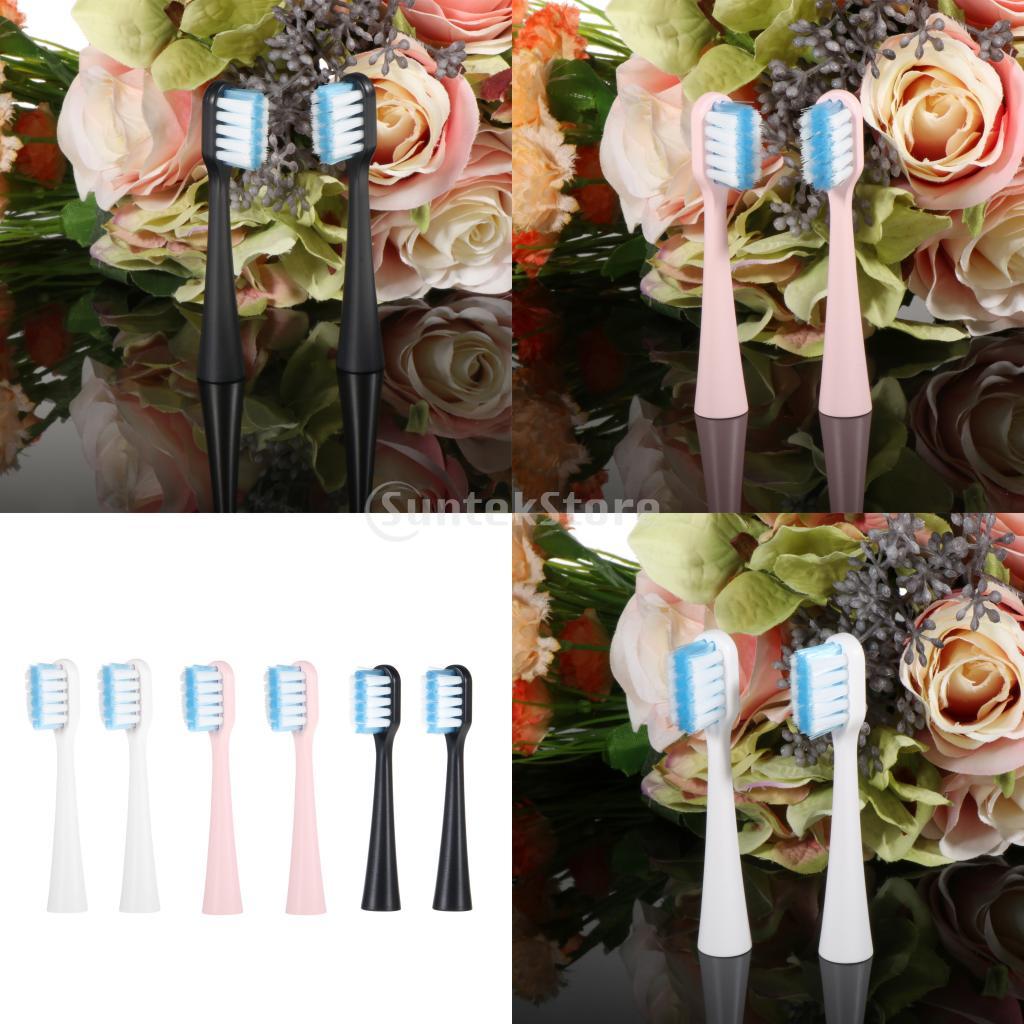 1Pair Sonic Toothbrush Heads Deep Cleaning Teeth Cleaning for Rooman 8.5cm