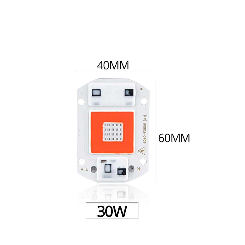 LED COB Chip 50W AC 110V Full Sepctrum Plant Grow Light Bulbs Hydroponic 1pcs