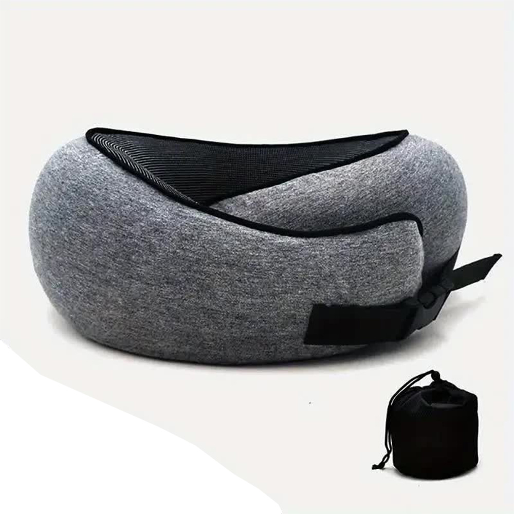 U-Shaped Pillow Neck Pillow U-Shaped Pillow Travel Car Neck Pillow Airplane Travel Pillow Long-Distance Flight Sleeping Artifact: Red