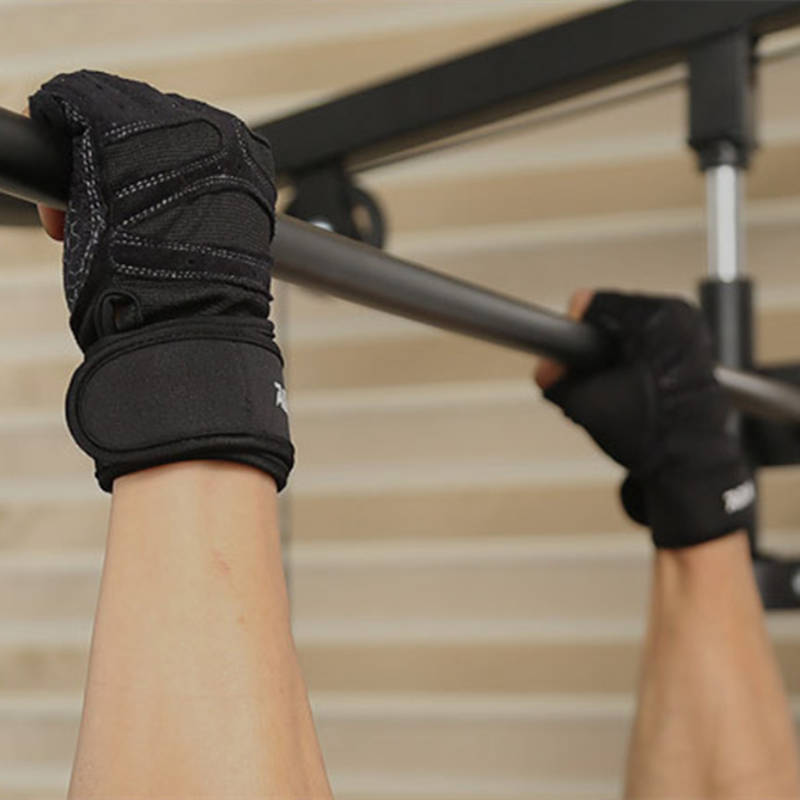 Gym Fitness Gloves Power Weight Lifting Women Men Crossfit Workout Bodybuilding Half Finger Hand Protector