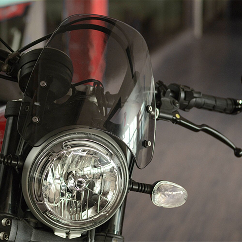 ABS Motorrad Frontscheibe Windschutzscheibe Schild Bildschirm Schutz Mit halterung Für Yamaha XSR700 XSR 700