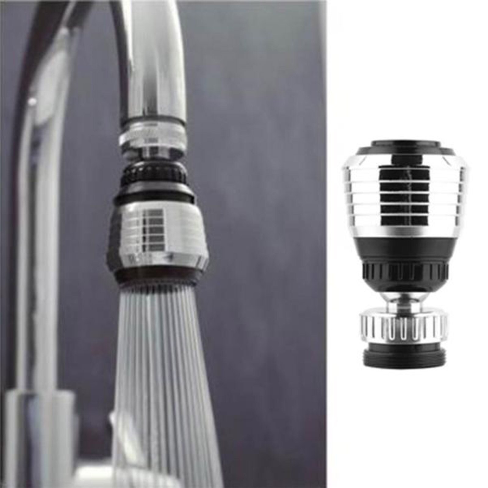 2/3/4/5pc 360 Degree Water Bubbler Swivel Head Saving Tap Faucet Aerator Connector Diffuser Nozzle Filter Mesh Adapter#p30