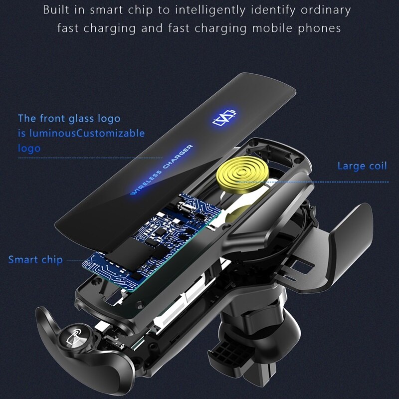 Tongdaytech 15w magnético carregador de carro sem fio para o iphone xs 8 7 6 11 12 pro max carregador rápido no suporte do carro para samsung s21 s20
