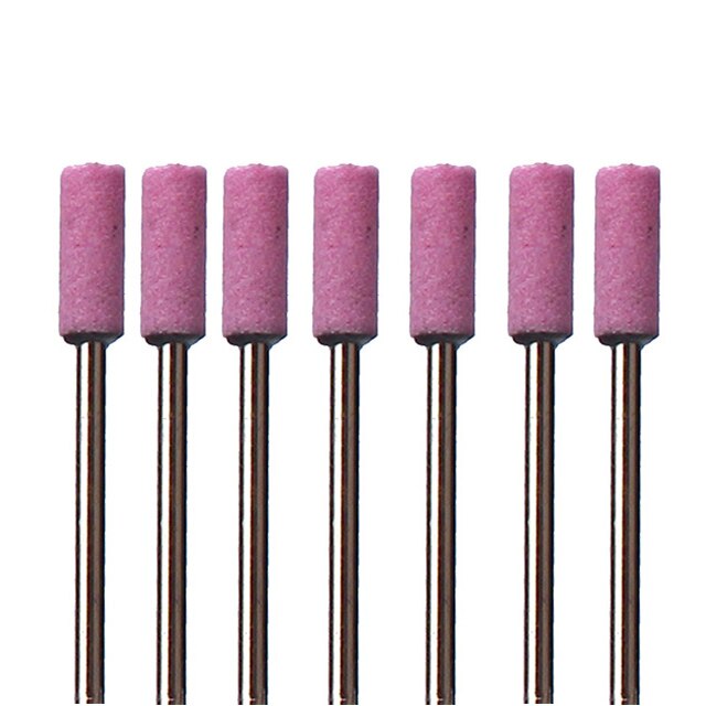 7Pc Keramische Steen Nail Boor Frezen Cuticle Schoon Bramen Polijsten Nagelvijlen Pedicure Tool Combinatie Accessoires: 9