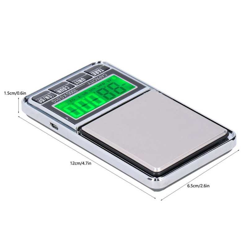 body scale Body Weight Body Fat Water Muscle Mass BMI Bathroom Scales Electronic Jewelry Scale Pocket Digital Carat Scales with