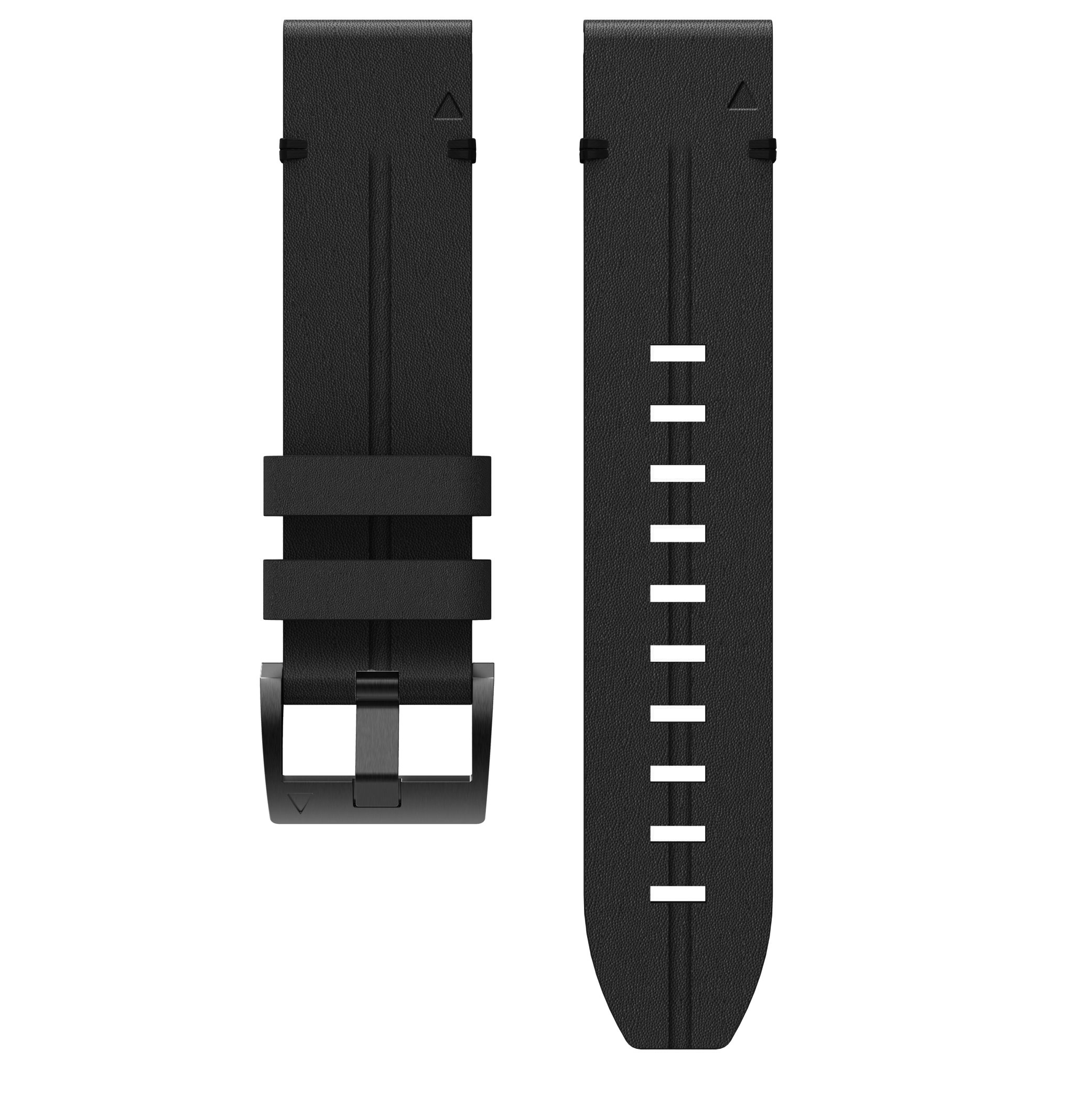 Leather Watch Band Strap For Garmin Fenix 5 6 5X 6X Quick Fit Strap For Garmin Fenix 3 3HR 5X 5 Plus 6 Pro Forerunner 935 945: Black / 5X 5X PLUS 6X 6X Pro