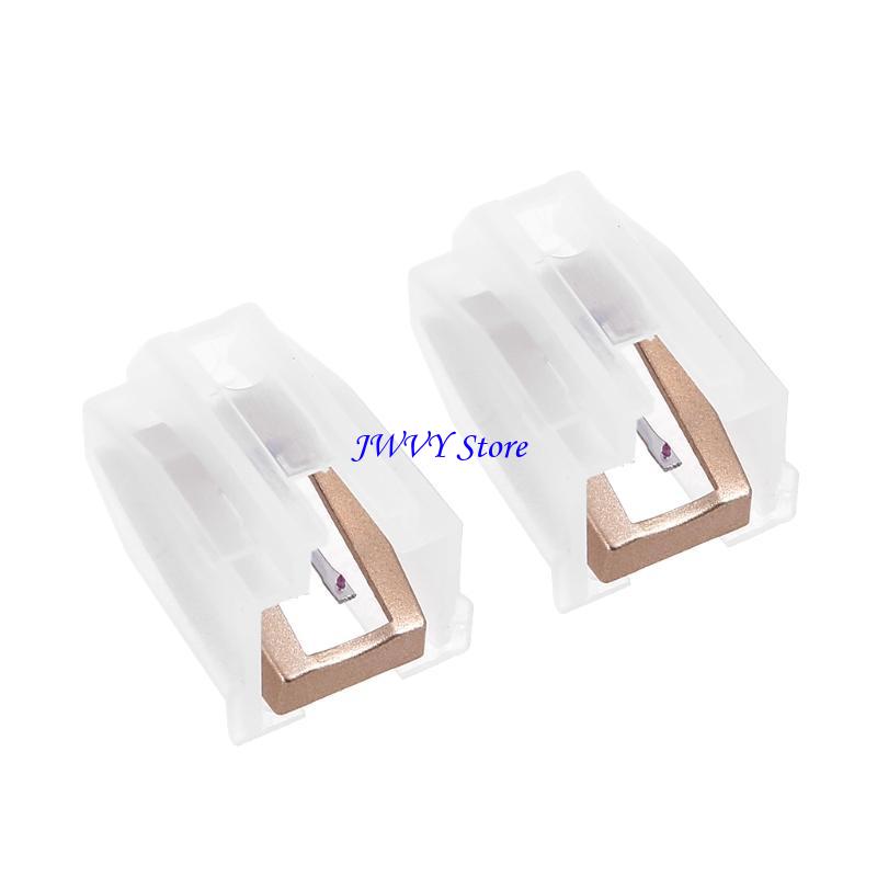 573A 2x Vinyl Turntable Needle for Record Player Pickup Needles Turntable Cartridge for Vinyl Disc Cap Record Player
