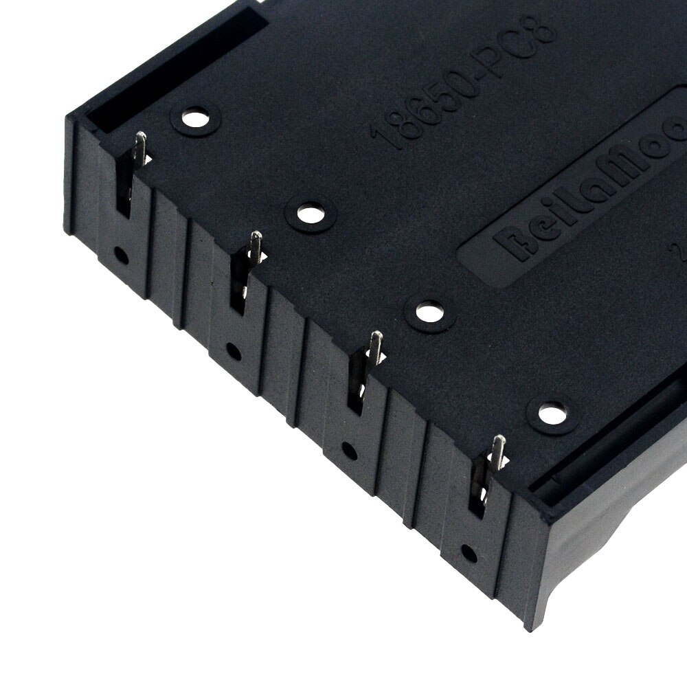 1PCS ABS 18650 Power Bank Cases 1X 2X 3X 4X 18650 Battery Holder Storage Box Case 1 2 3 4 Slot Batteries Container With Hard Pin