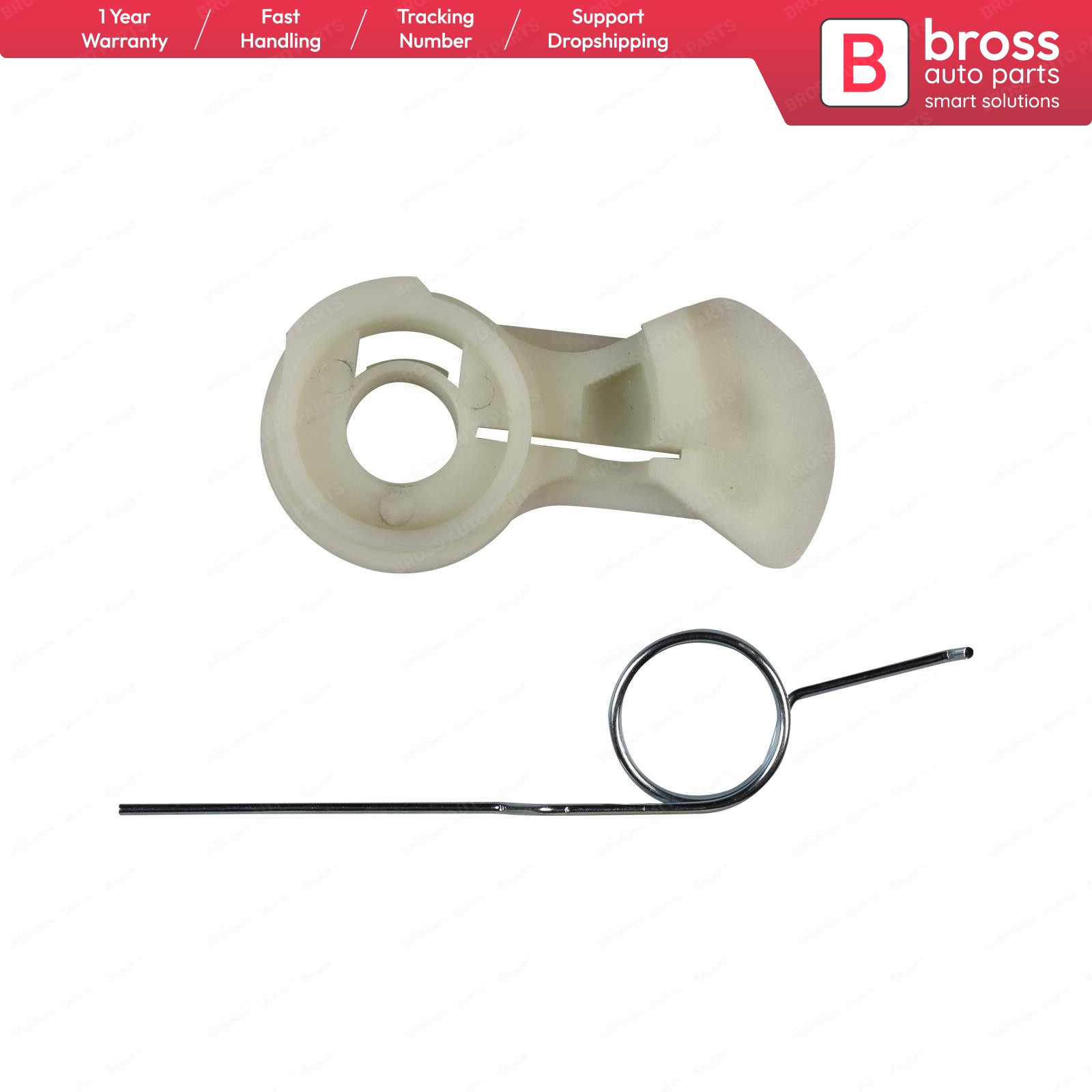 BWR1110 Window Regulator Corner Plastic Set for Scenic 2 Modus Front or Rear Right