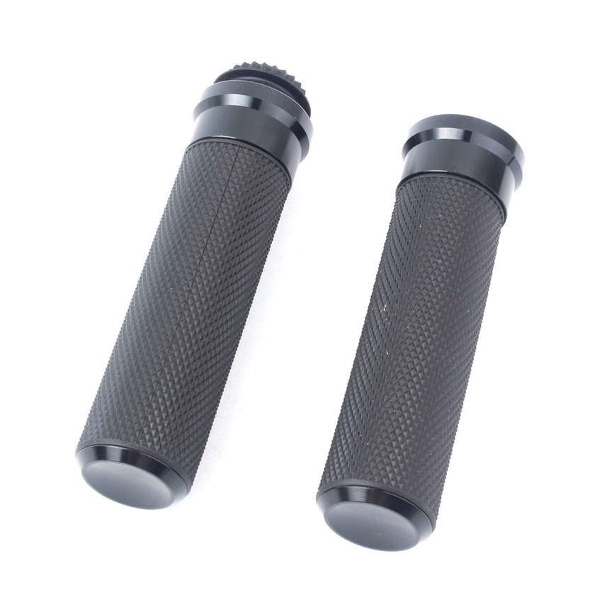Universal Motorcycle 25mm Handlebar Hand Grips For Suzuki Fit Yamaha Fits KTM Black Motorbike Accessories